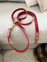 Afbeelding in Gallery-weergave laden, Nubuck ultra soft leather - hands free dog leash
