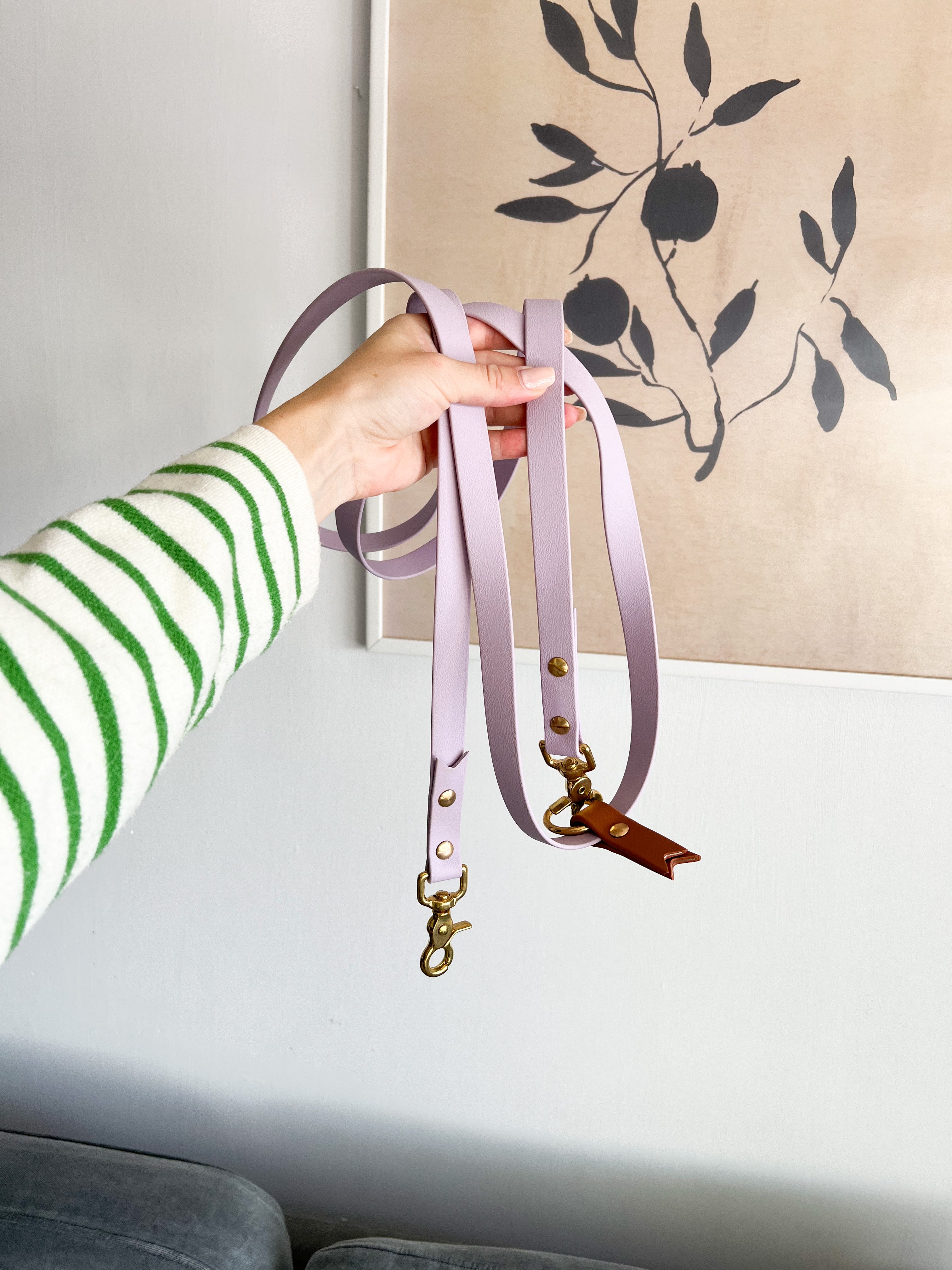 Hands free leash Lavender with spice